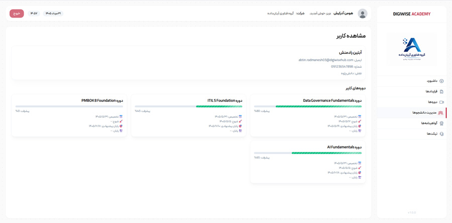 بررسی سرعت مطالعه و تطابق آنها با زمانبندی
